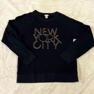 J.CREW NEW YORK CITY Pullover Sweatshirt M